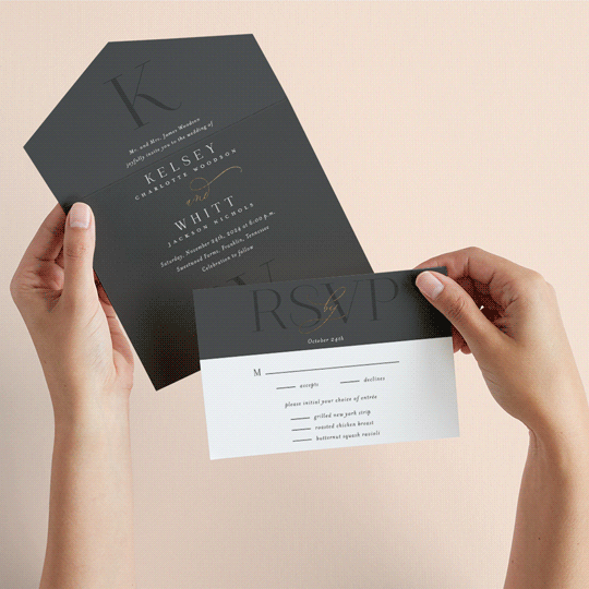 all in one wedding invitations