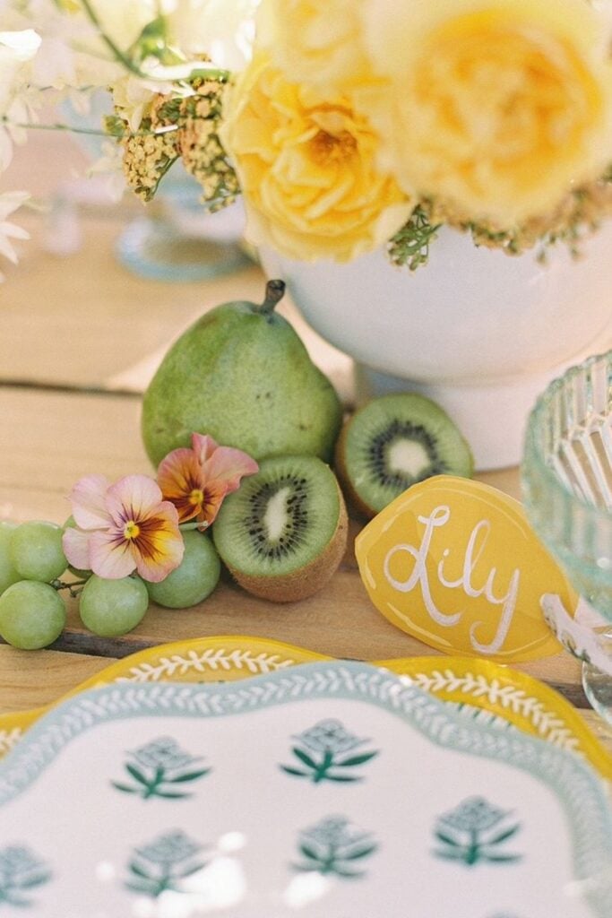 Fresh and Fruity Table Decor