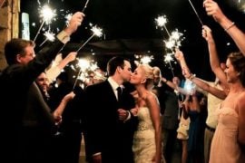 wedding sparklers