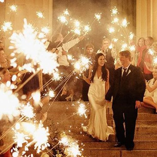 Amazing Wedding Sparkler Exits