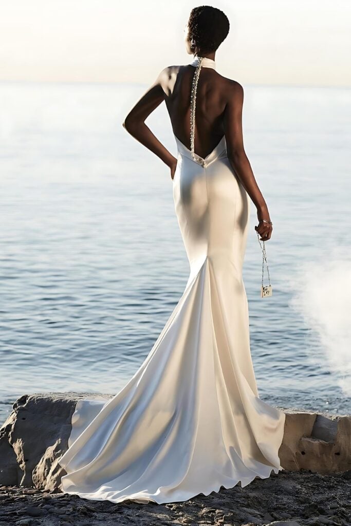 backless wedding gown fit for a queen