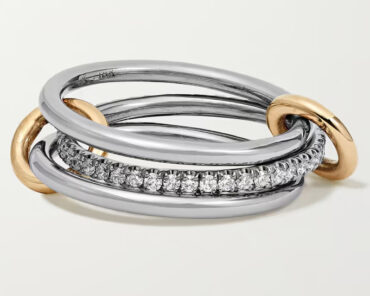 18k Gold Diamond Stacking Wedding Ring