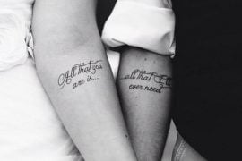 couple tattoos