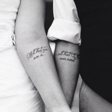 couple tattoos