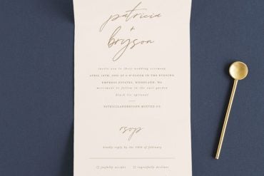 all in one wedding invitations