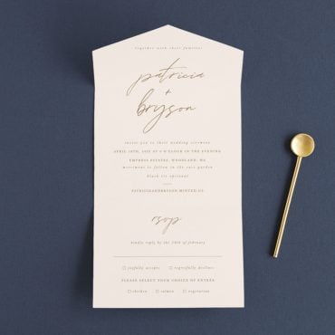 all in one wedding invitations