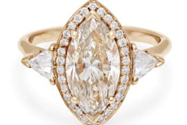 Anna Sheffield Jewelry Marquise Yellow Diamond