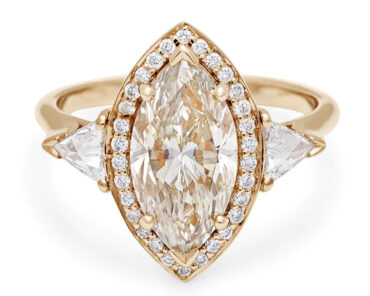 Anna Sheffield Jewelry Marquise Yellow Diamond