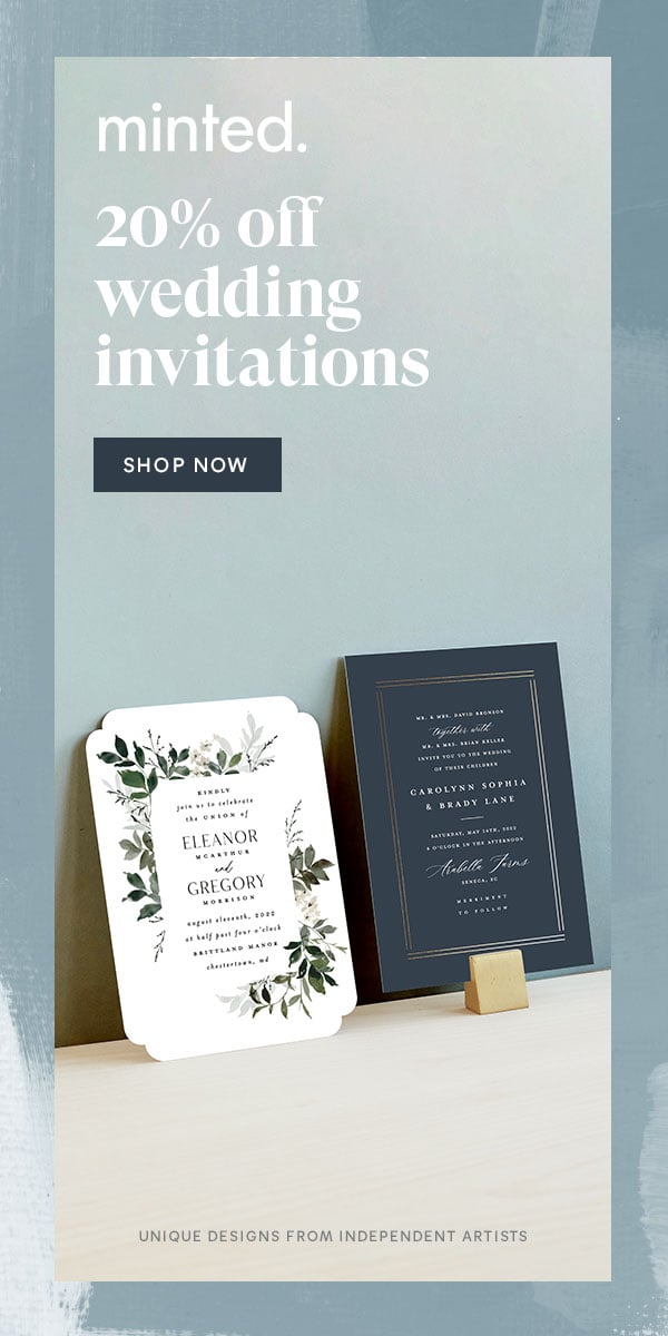 minted wedding invitations