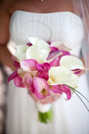 Calla Lily Wedding Bouquet Tropical