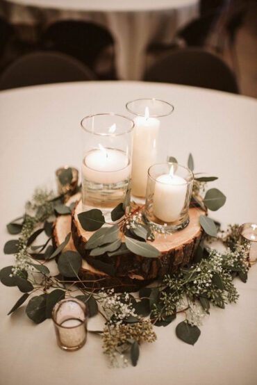 Candle Wedding Centerpieces Simple Elegance