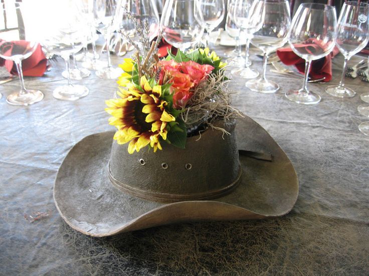 cowboy-hat-vase-flowers-country