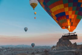 Destination Wedding Ideas Hot Air Balloon Ride