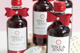 DIY Mini Wine Bottles