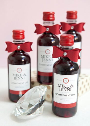 DIY Mini Wine Bottles