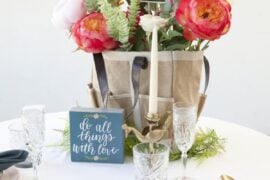 diy wedding centerpieces final decoration