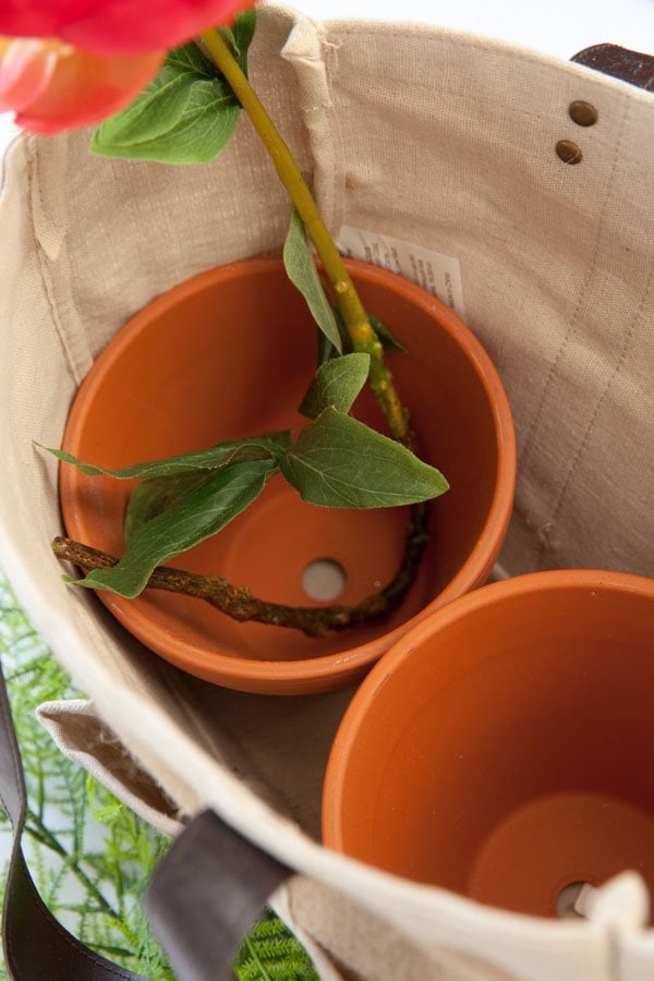 diy wedding centerpieces flowers in bag