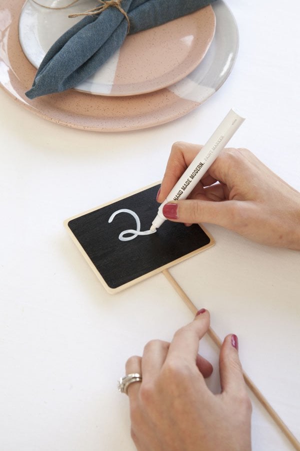 diy wedding centerpieces table number