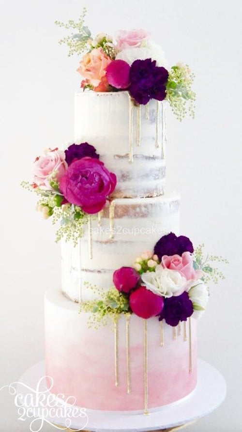 Drip Wedding Cakes