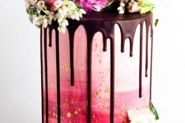 drip wedding cake