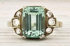 Emerald Engagement Ring