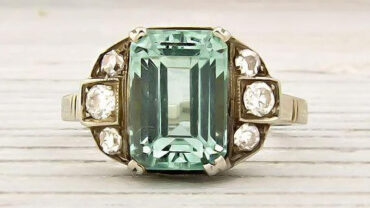 Emerald Engagement Ring
