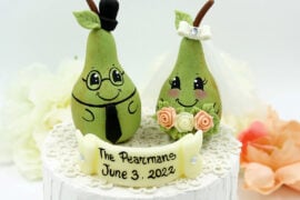 Etsy Wedding Cake Topper Pears