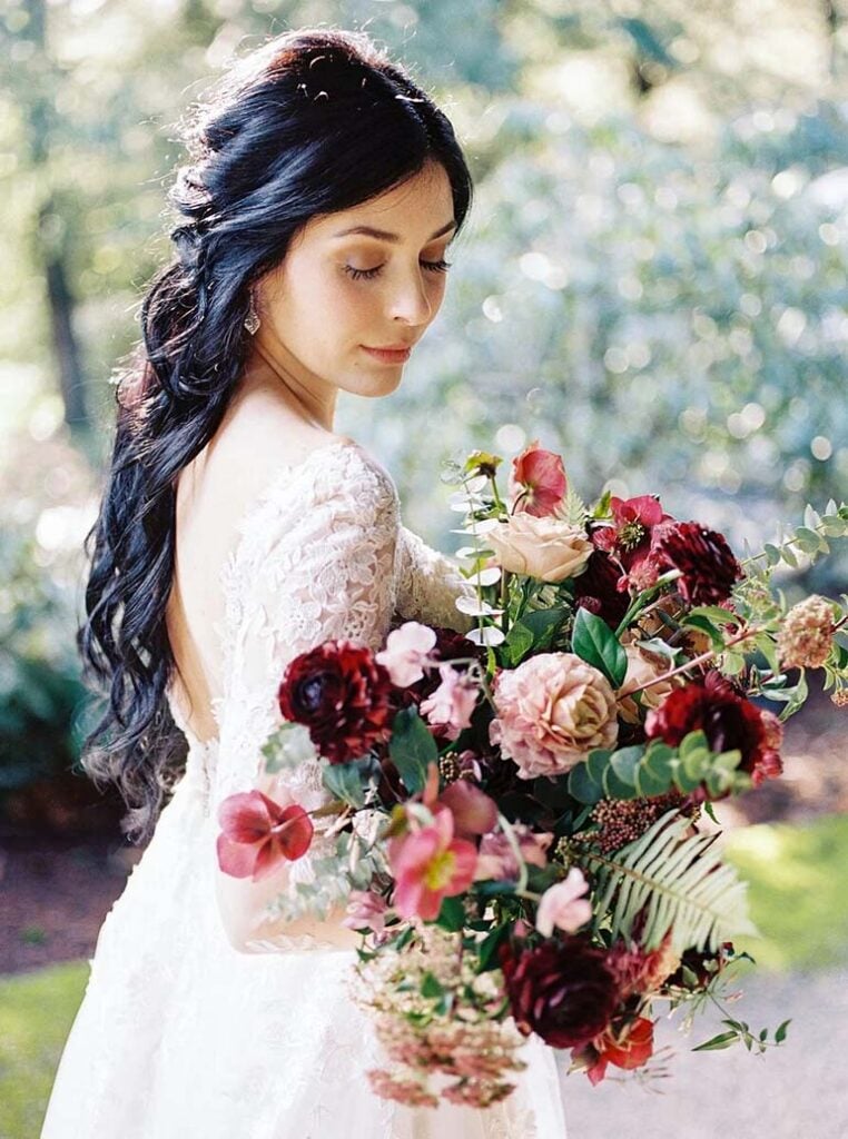 Fall Wedding Bouquet Mix Flowers