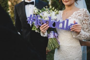 how to find the perfect wedding hashtag