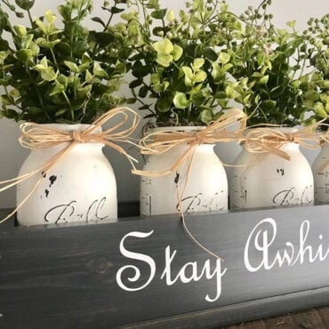 Flowerless Wedding Centerpieces Green Herbs