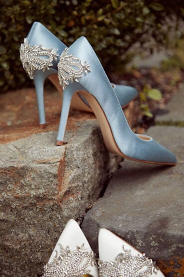 Freya Rose Blue Shoes Celine