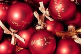 winter wedding favors