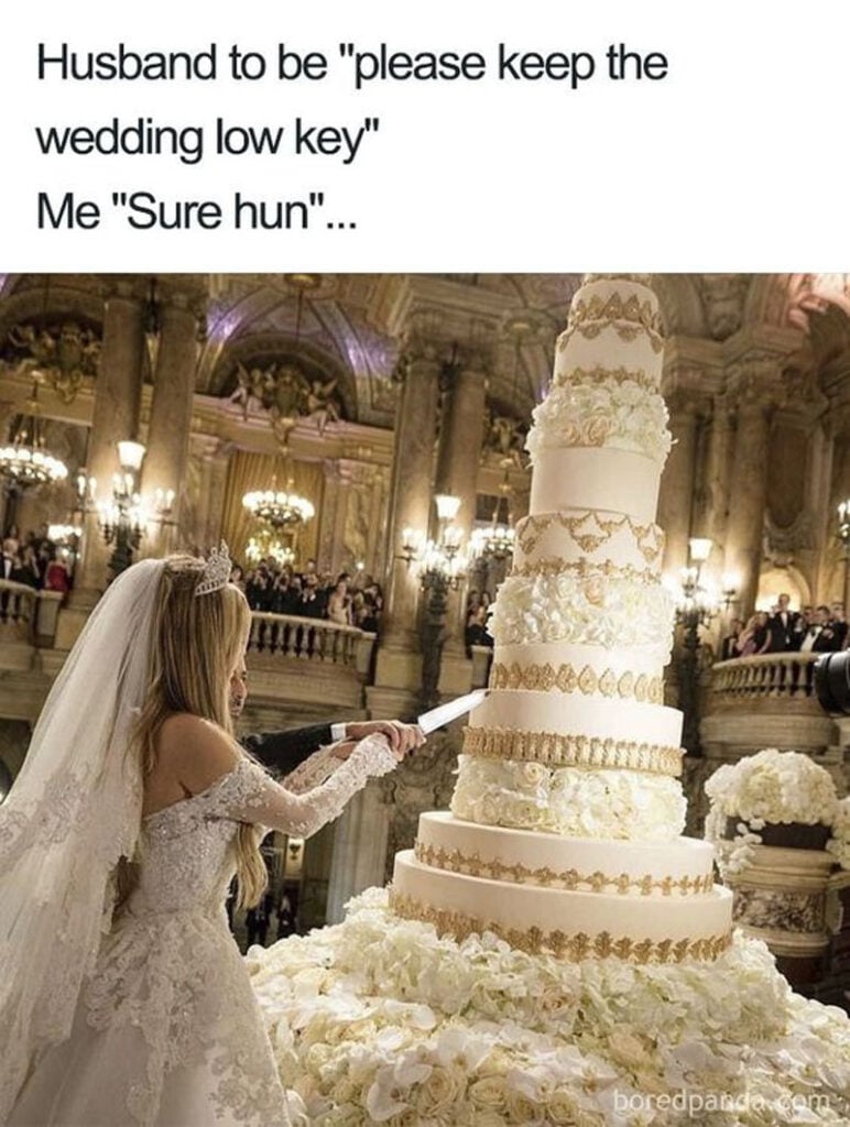 wedding cake meme