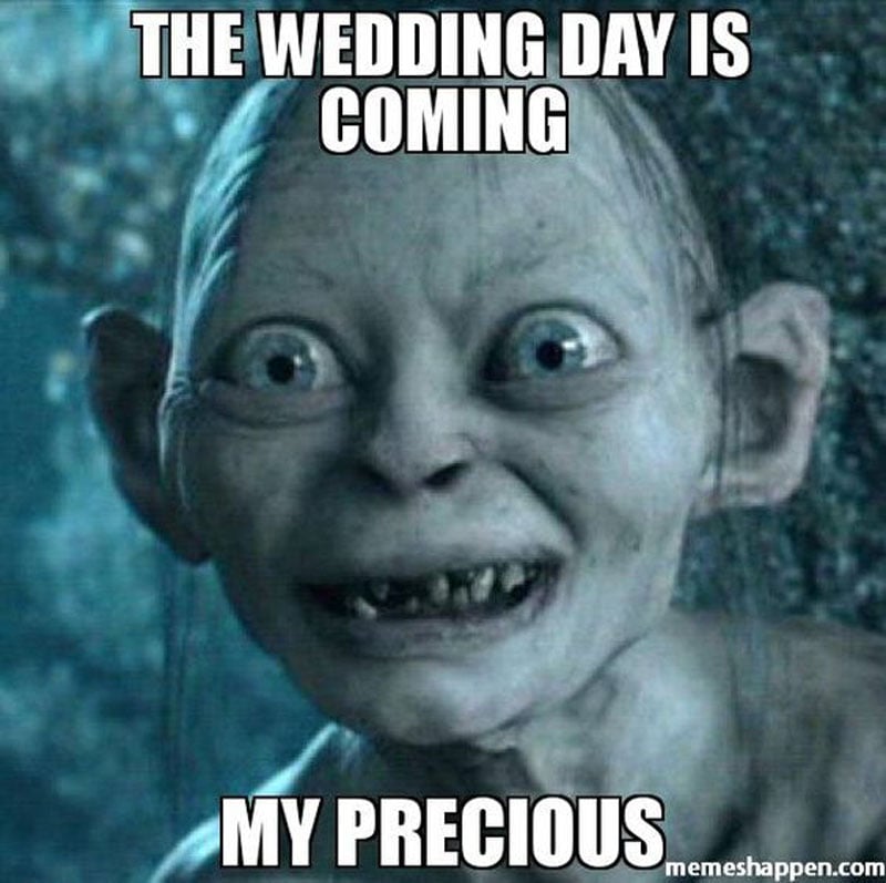 lord of the rings wedding meme