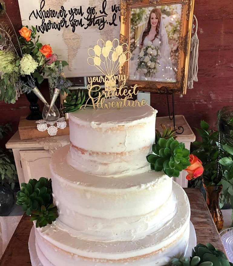 Greatest Adventure Wedding Cake Topper