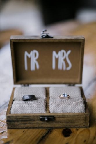 engagement and wedding rings