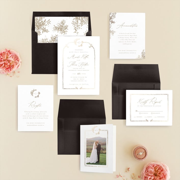 how to assemble wedding invitations