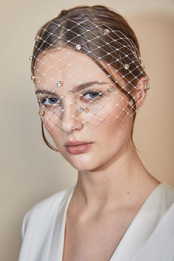 birdcage wedding veil