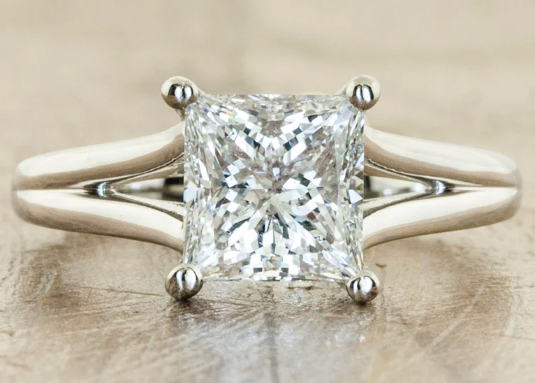 Lisa Princess Cut Diamond Ring