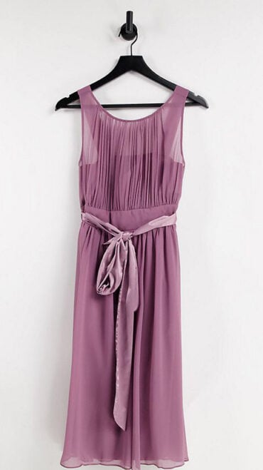 Little Mistress Purple Bridesmaid Dress