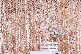 Metallic Pink Backdrop