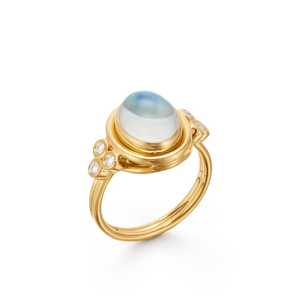 moonstone engagement ring