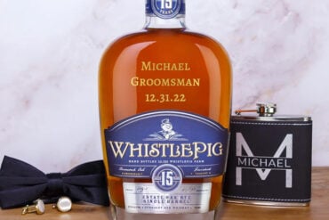 Personalized Wedding Gifts Bottle of Whiskey