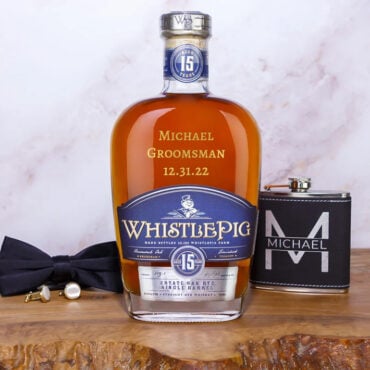 Personalized Wedding Gifts Bottle of Whiskey