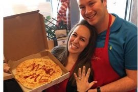 pizza marriage proposal