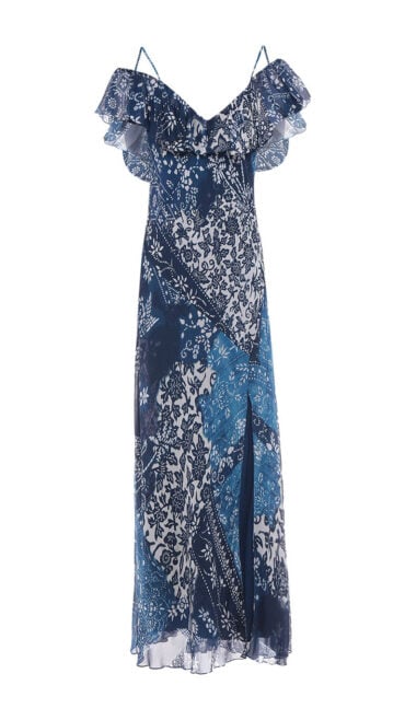 Ralph Lauren Blue Floral Dress