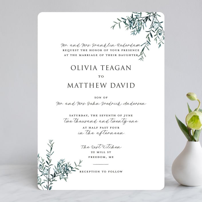 rustic wedding invitations