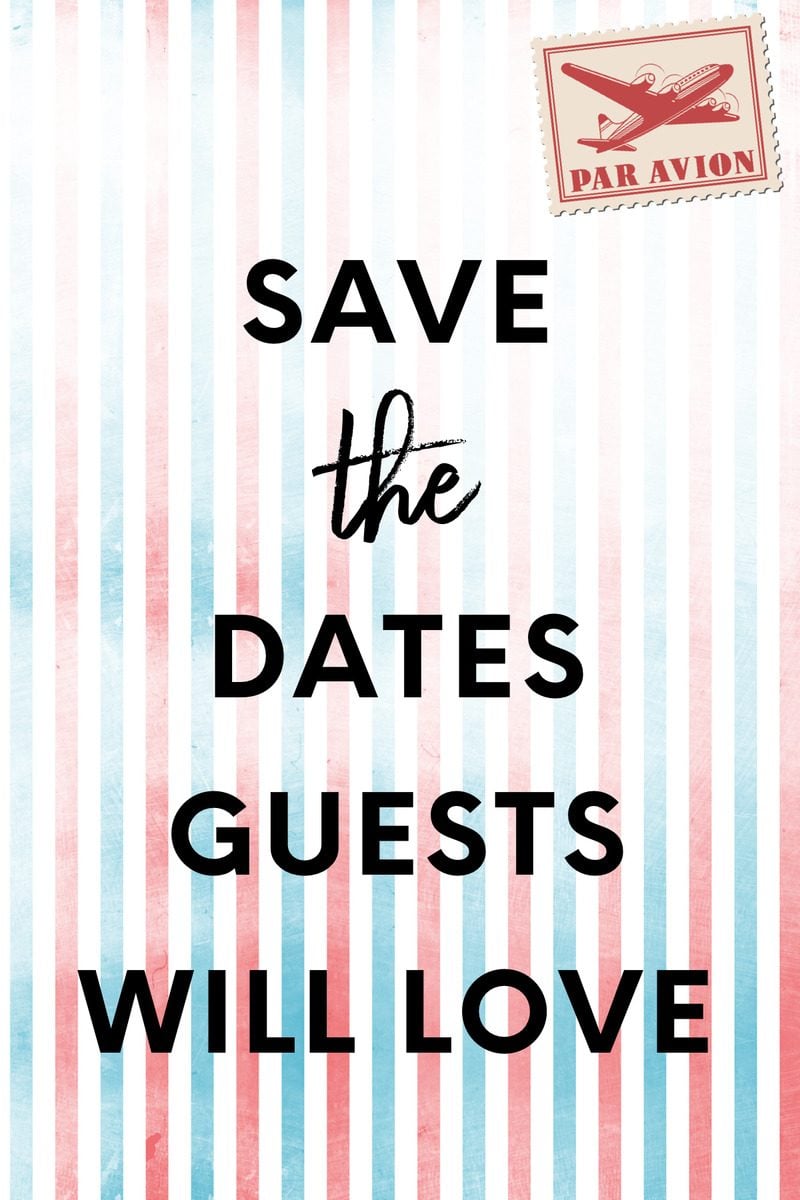 14 Save the Dates Guests Will Love