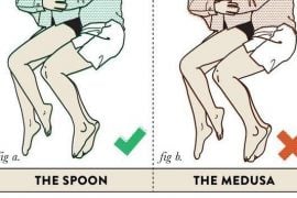 funny sleeping positions couples