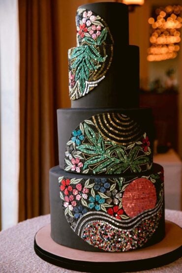 Unique Wedding Cakes Black